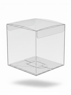 Gift Boxes 50 PVC Clear Party Favor Boxes 3x3x3 Size